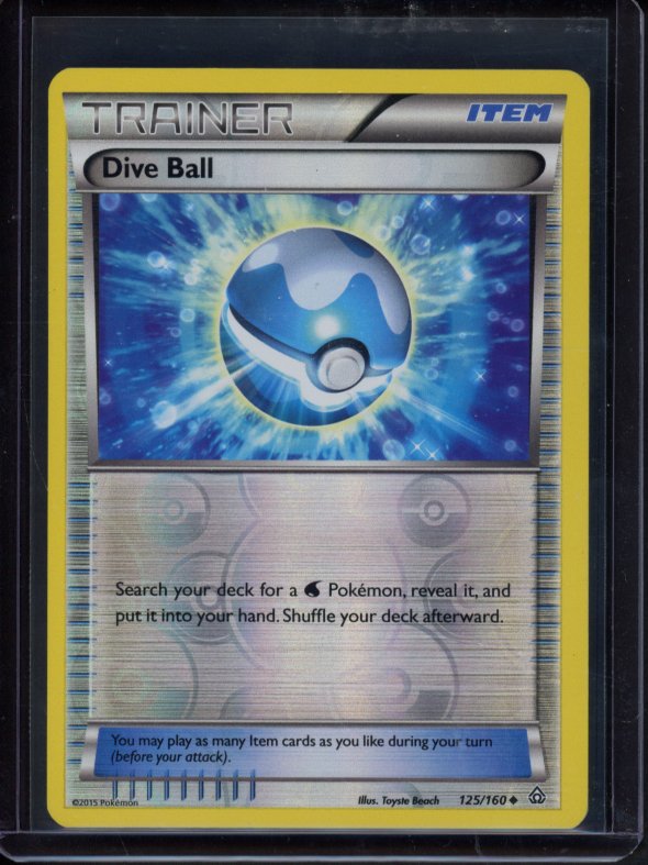 Dive Ball Reverse Holo 125/160 Raw - RookieLegends