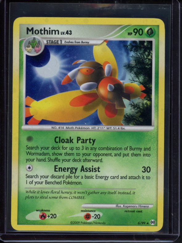 Mothim Lv.43 6/99 Raw - RookieLegends