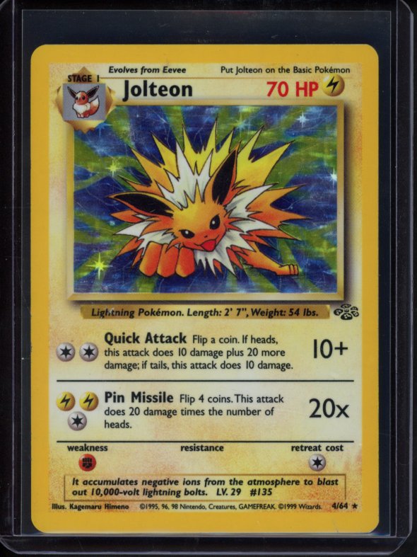 Jolteon 4/64 Raw - RookieLegends