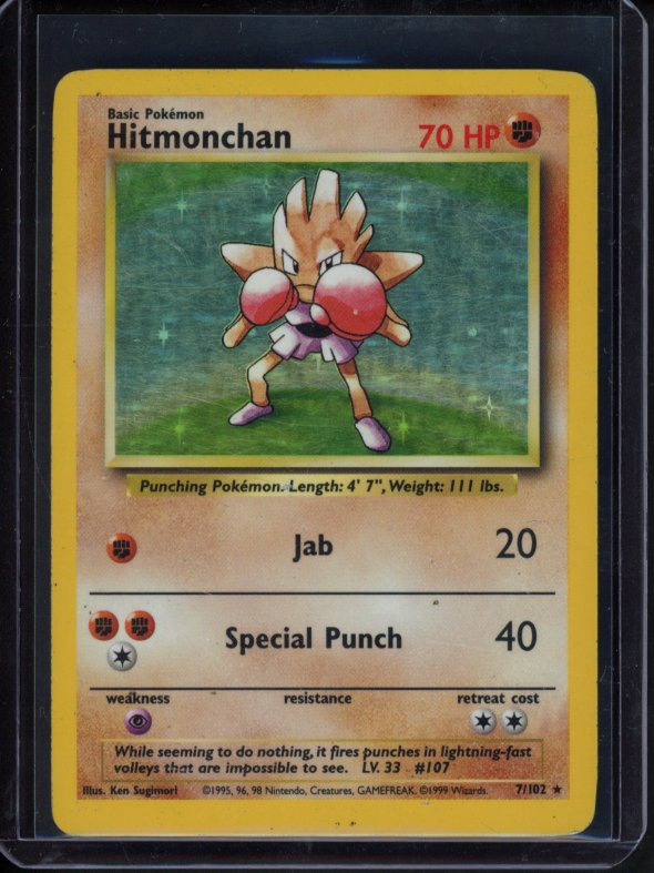 Hitmonchan 7/102 Raw - RookieLegends