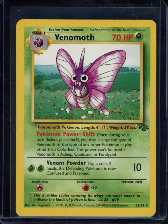 Venomoth 29/64 Raw - RookieLegends