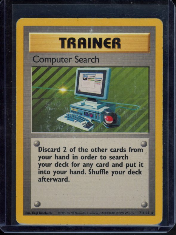 Computer Search 71/102 Raw - RookieLegends