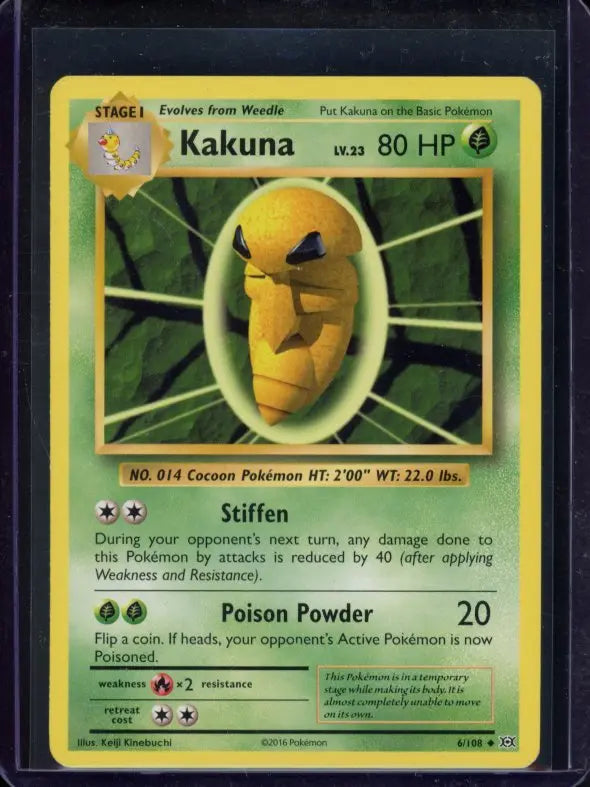 Kakuna Lv.23 6/108 Raw - RookieLegends
