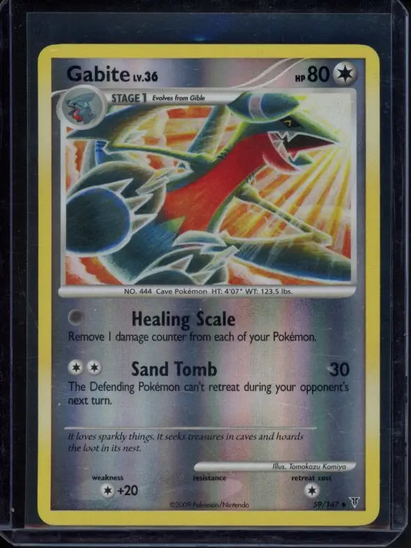 Gabite Lv.36 Reverse Holo 59/147 Raw - RookieLegends
