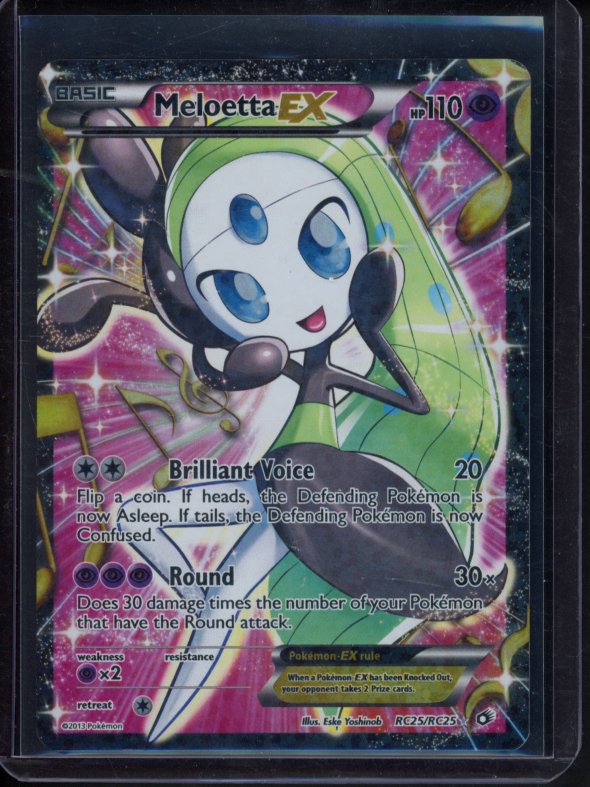 Meloetta Ex RC25/RC25 Raw - RookieLegends