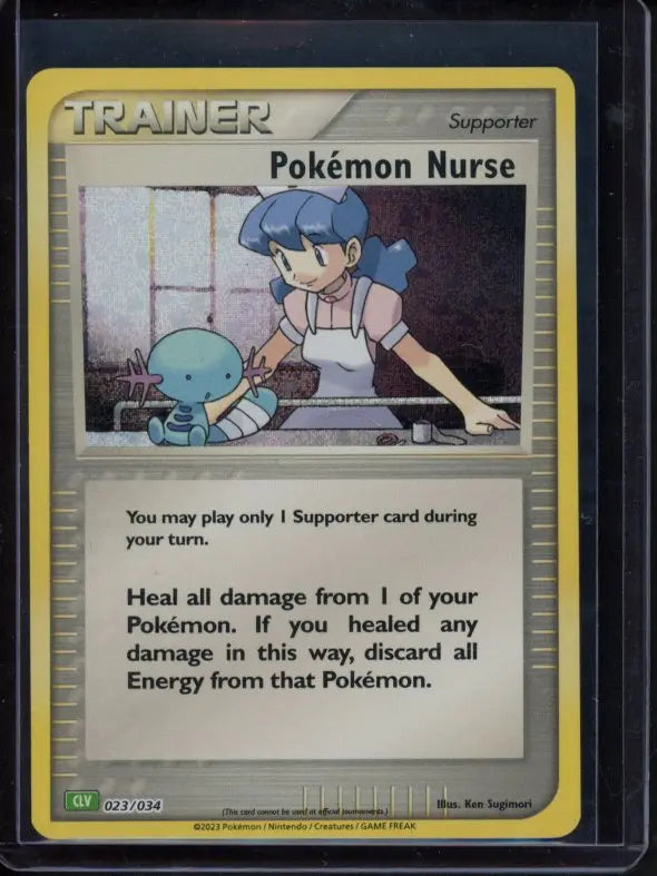 Pokemon Nurse 023/034 Raw RookieLegends