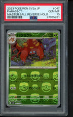Parasect Master Ball Reverse Holo (JPN) 047/165 PSA 10 RookieLegends