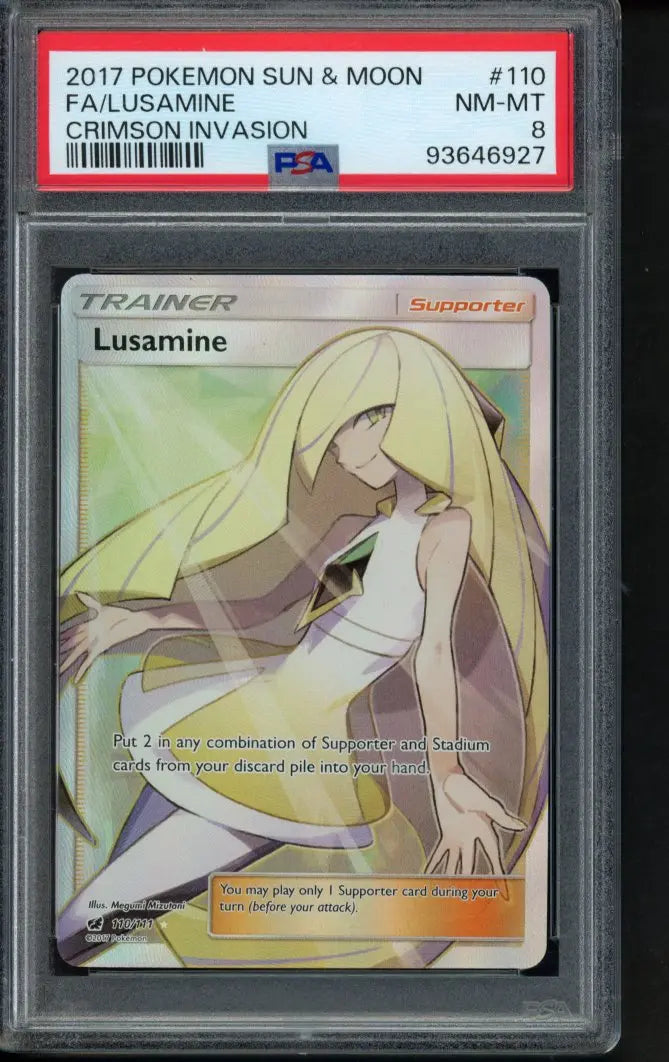 Lusamine 110/111 PSA 8 RookieLegends