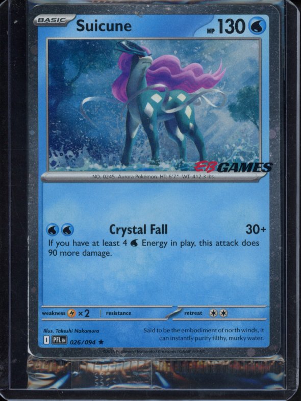 Suicune (EB Games Stamped) Sealed Promo 026/094 Raw RookieLegends