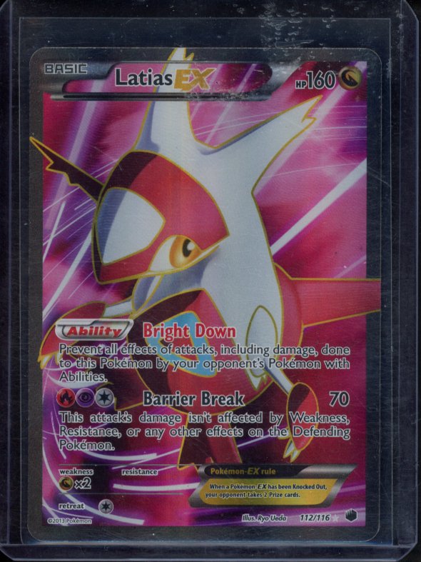 Latias Ex 112/116 Raw RookieLegends