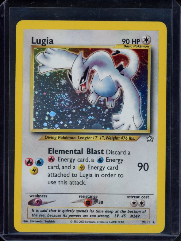 Lugia - Neo Genesis Holo (Unlimited) 9/111 Raw RookieLegends