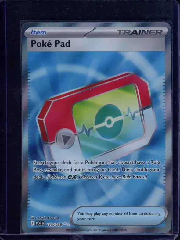 Poké Pad 113/088 Raw RookieLegends