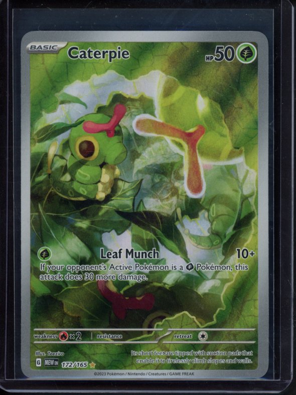 Caterpie 172/165 Raw RookieLegends