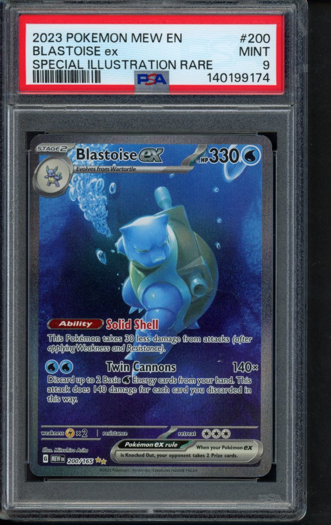 Blastoise Ex 200/165 PSA 9 RookieLegends