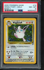 Wigglytuff Holo - Base set 2 - 19/130 PSA 8 RookieLegends