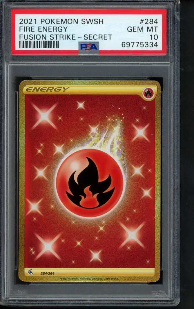 Fire Energy 284/264 PSA 10 RookieLegends