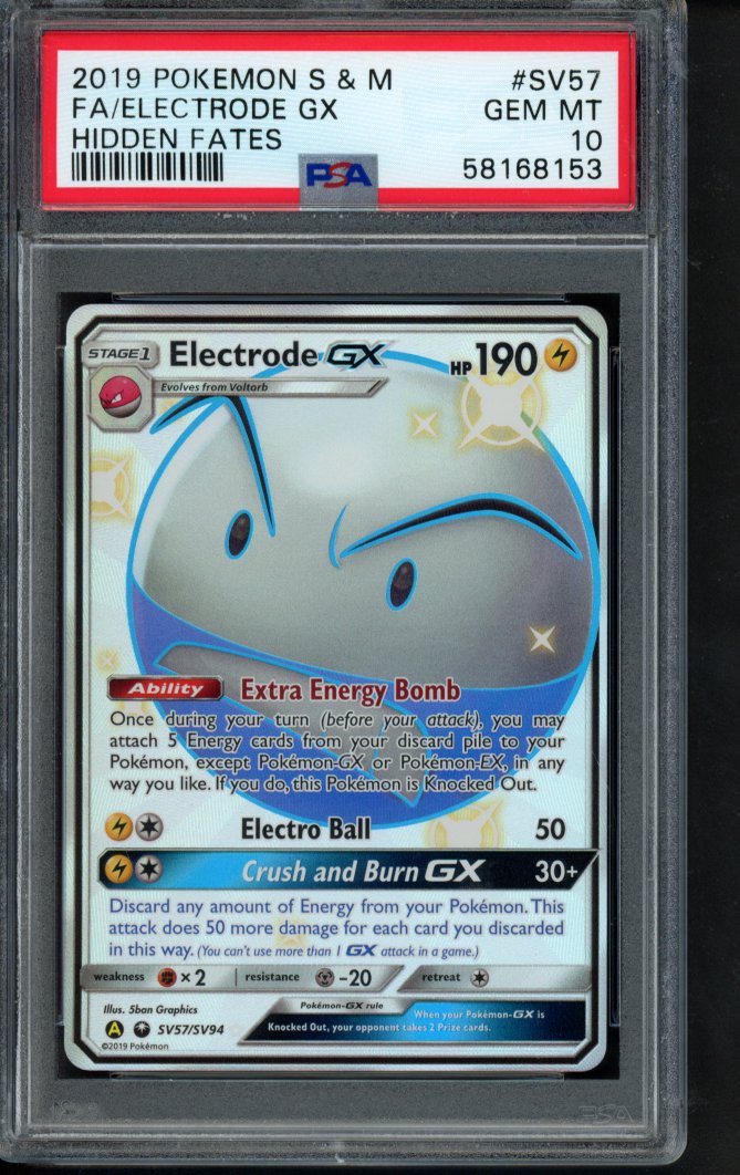 Electrode Gx SV57/SV94 PSA 10 RookieLegends