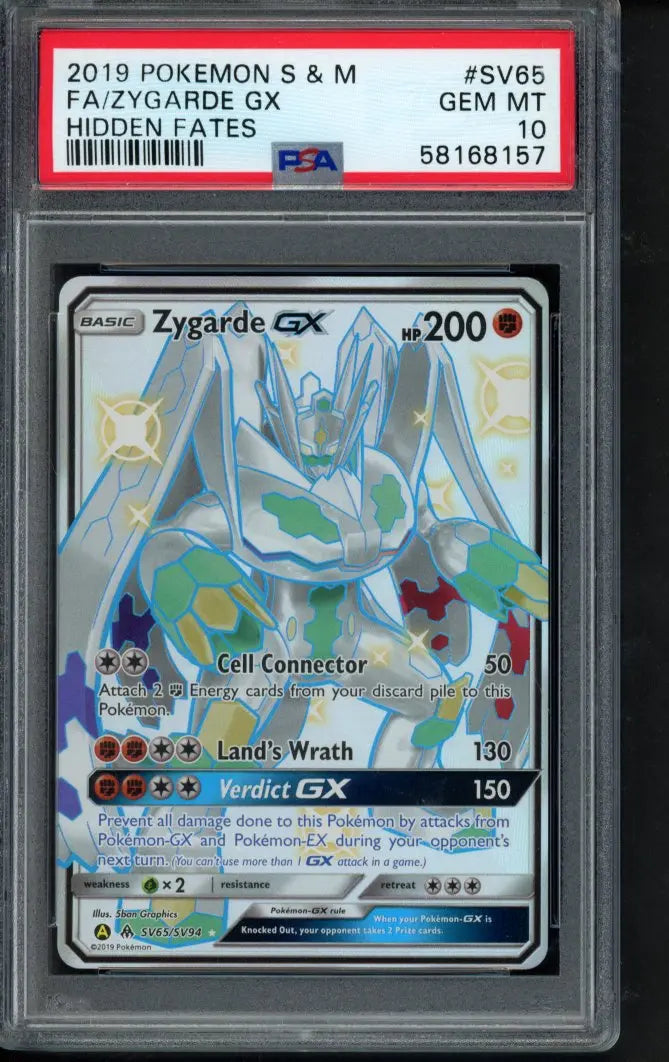 Zygarde Gx SV65/SV94 PSA 10 RookieLegends
