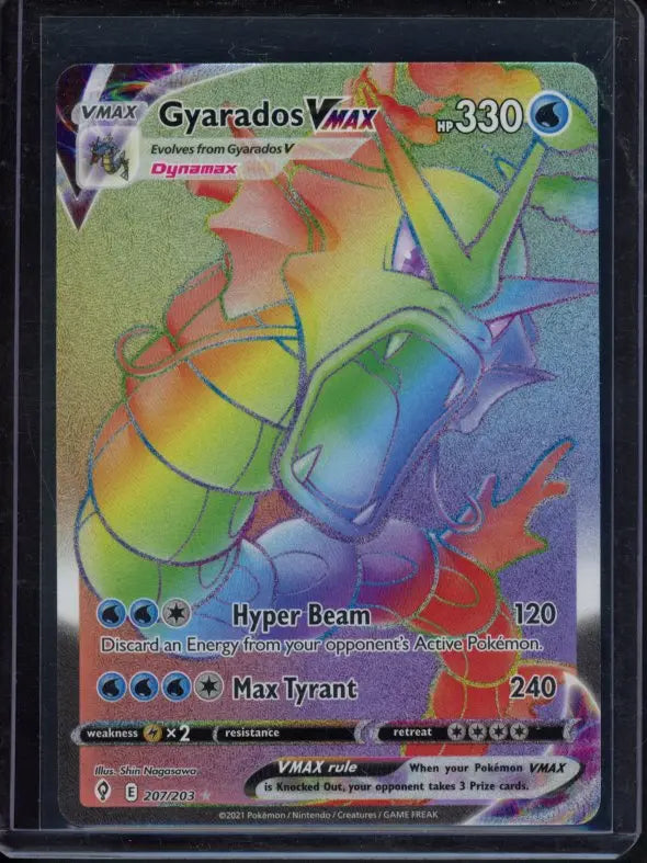 Gyarados Vmax 207/203 Raw RookieLegends