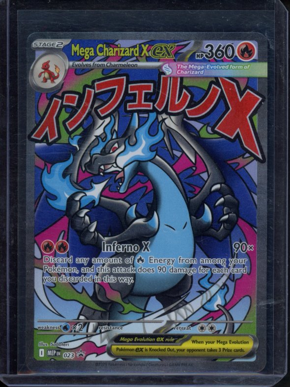 Mega Charizard X Ex 023 Raw RookieLegends