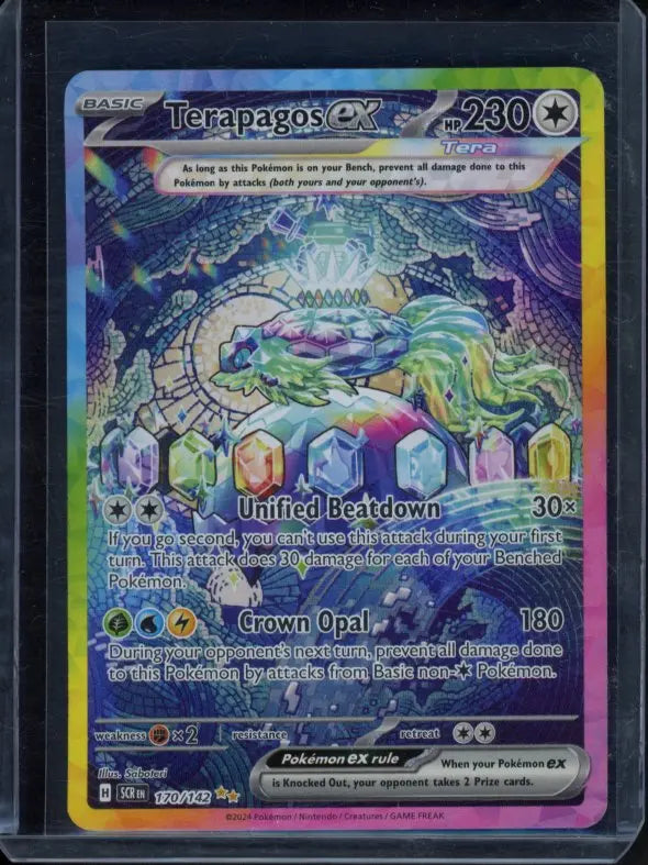 Terapagos Ex 170/142 Raw RookieLegends