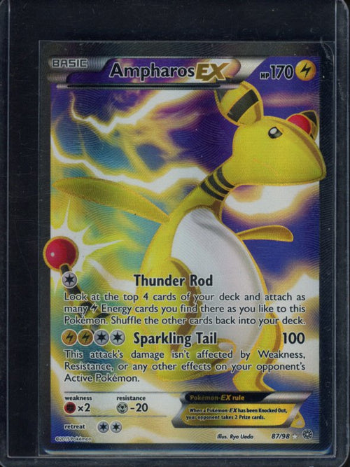 Ampharos Ex 87/98 Raw RookieLegends