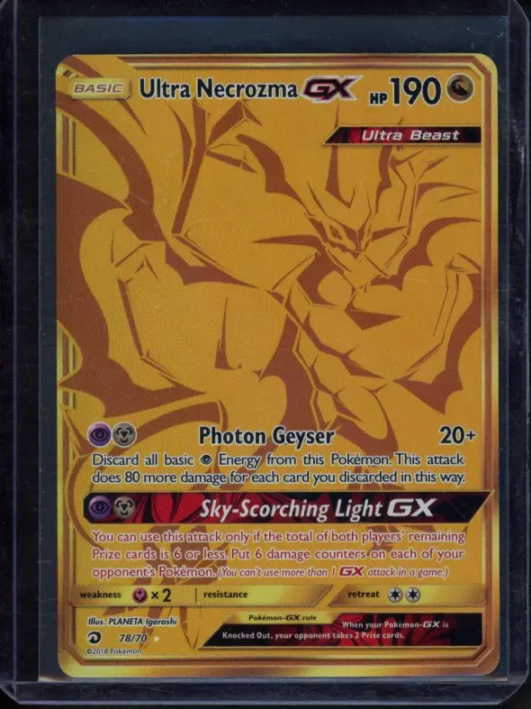 Ultra Necrozma Gx 78/70 Raw RookieLegends