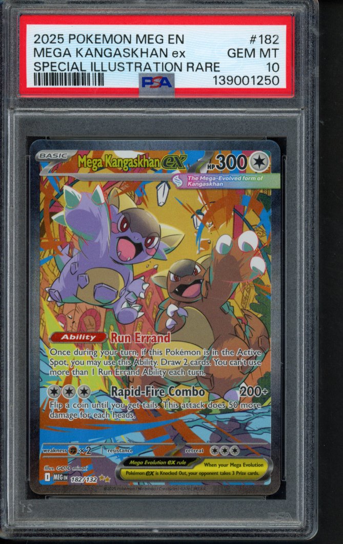 Mega Kangaskhan Ex 182/132 PSA 10 RookieLegends
