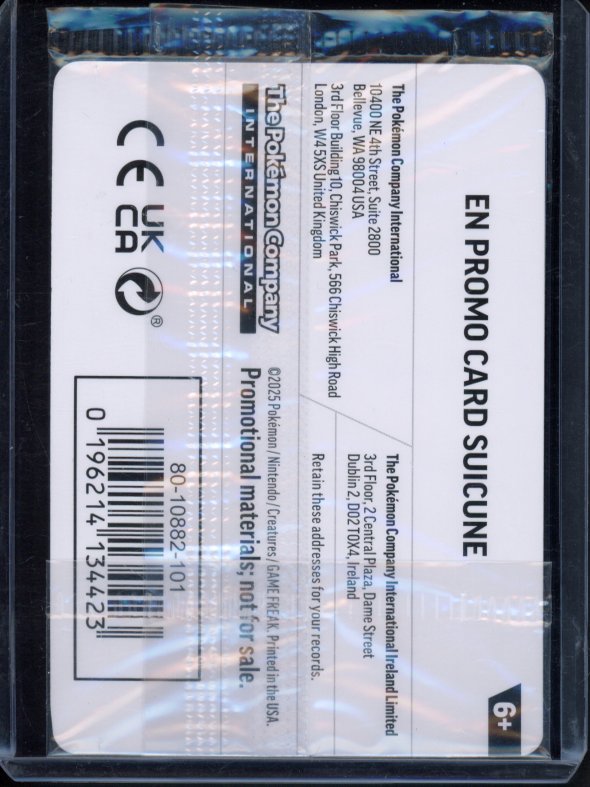 Suicune - EB Games Slealed Promo RookieLegends
