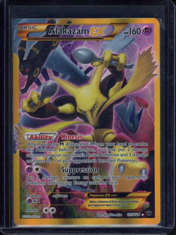 Alakazam Ex 125/124 Raw RookieLegends