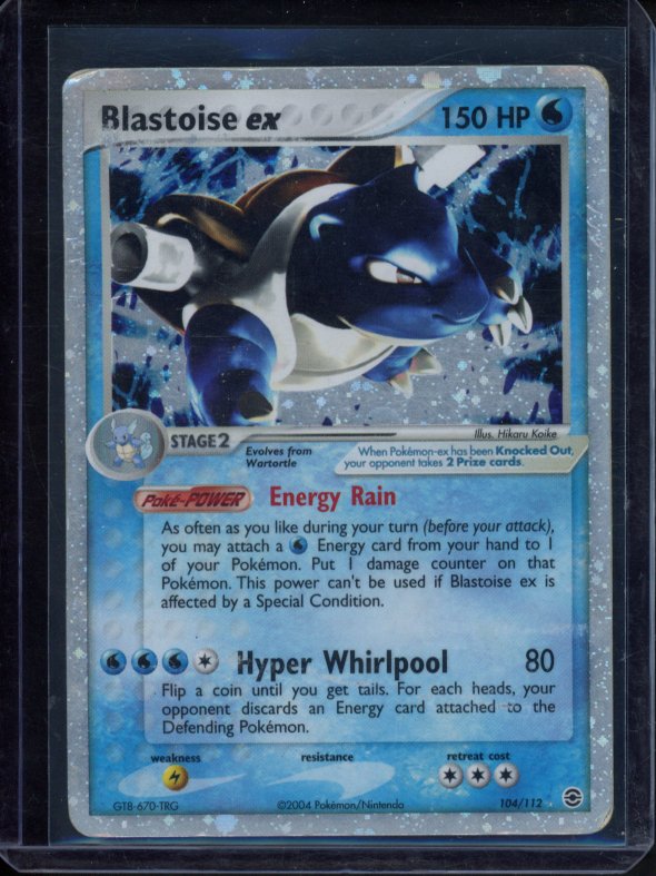 Blastoise Ex - FireRed & LeafGreen 104/112 Raw RookieLegends