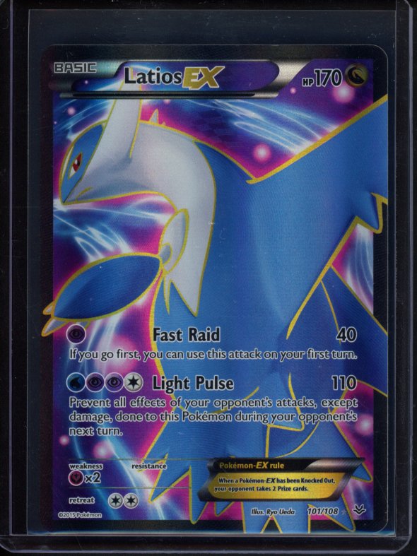 Latios Ex 101/108 Raw RookieLegends