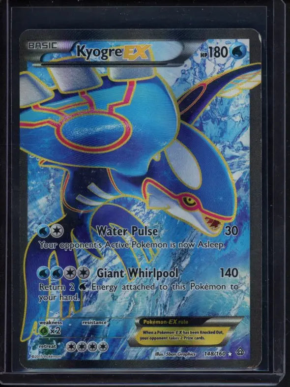 Kyogre Ex 148/160 Raw RookieLegends