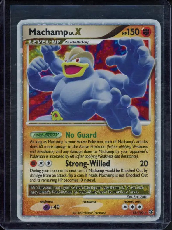 Machamp Lv.X 98/100 Raw RookieLegends