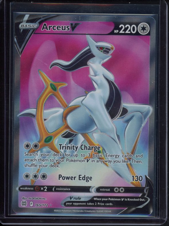 Arceus V 165/172 Raw RookieLegends