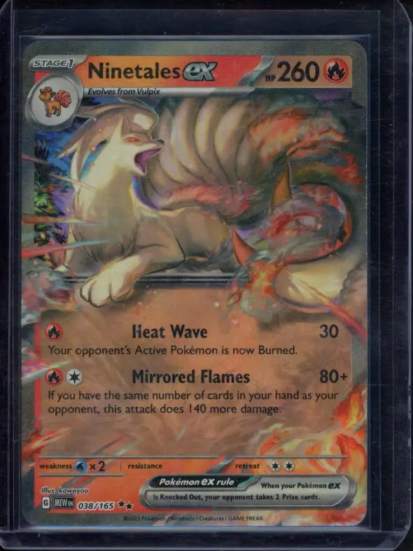 Ninetales Ex 038/165 Raw RookieLegends