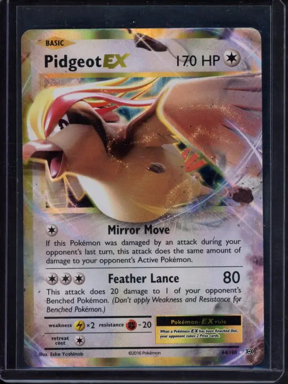 Pidgeot Ex - Evolutions 64/108 Raw RookieLegends