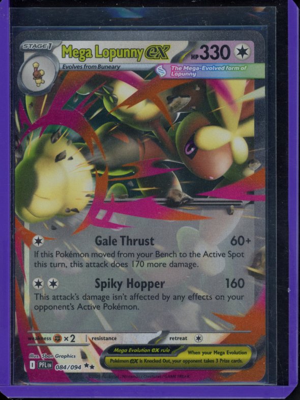Mega Loppuny Ex 084/094 Raw RookieLegends