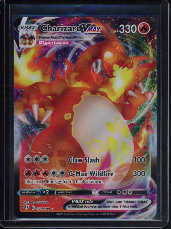 Charizard Vmax 020/189 Raw RookieLegends