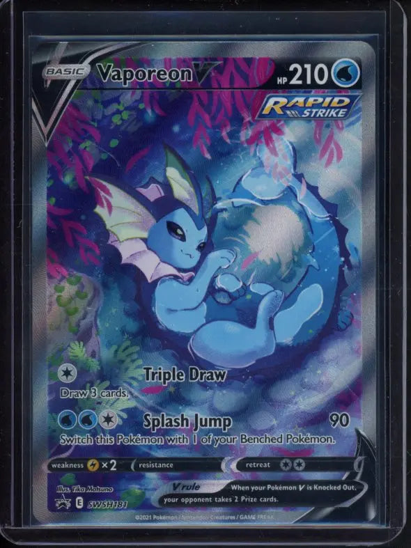 Vaporeon V SWSH181 Raw RookieLegends