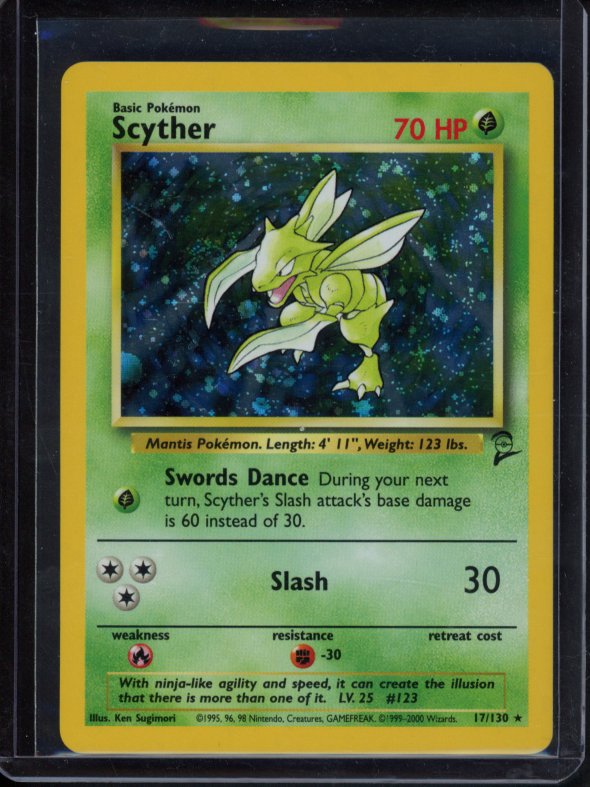 Scyther - Base Set 2 17/130 Raw RookieLegends