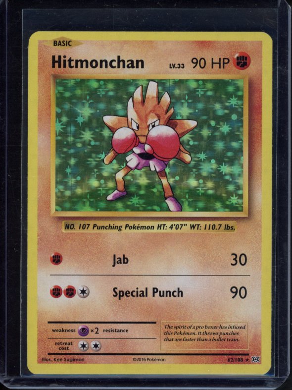 Hitmonchan - Evolutions 62/108 Raw RookieLegends