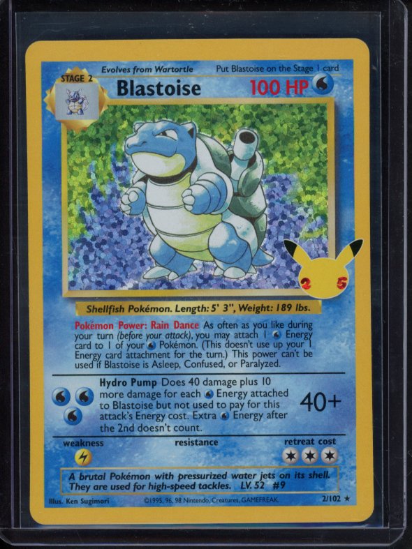 Blastoise 2/102 Raw RookieLegends