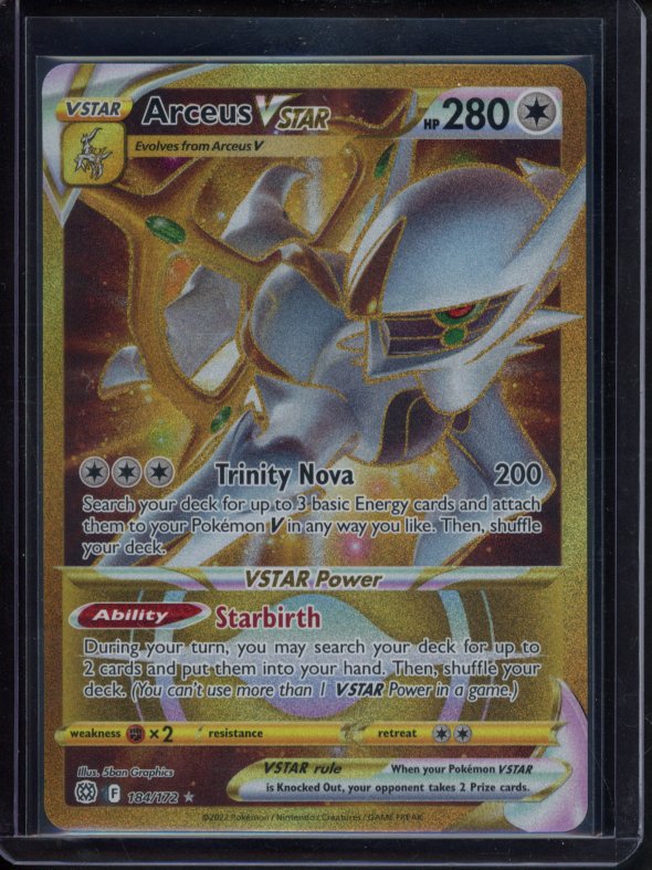 Arceus Vstar 184/172 Raw RookieLegends