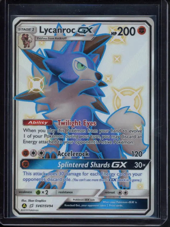 Lycanroc Gx SV67/SV94 Raw RookieLegends