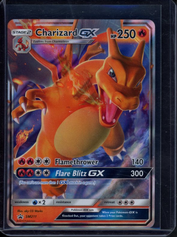 Charizard Gx SM211 Raw RookieLegends