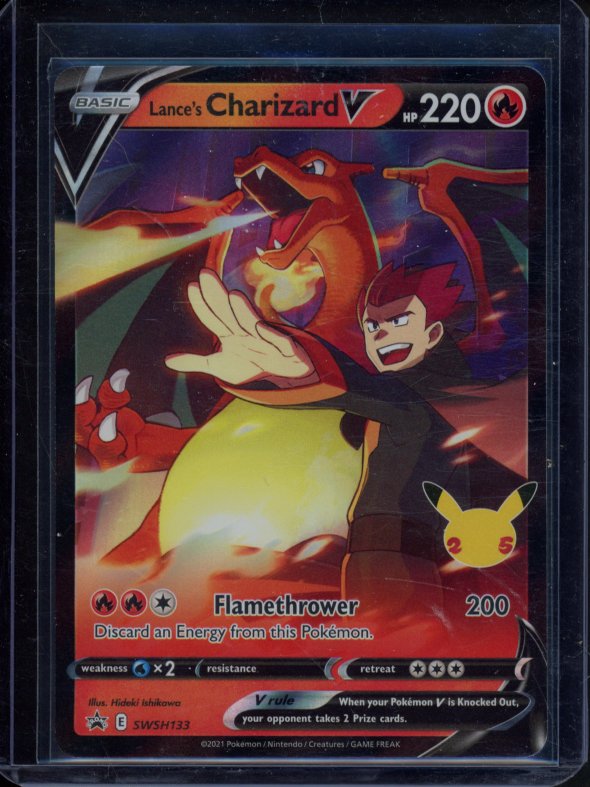 Lance's Charizard V SWSH133 Raw RookieLegends