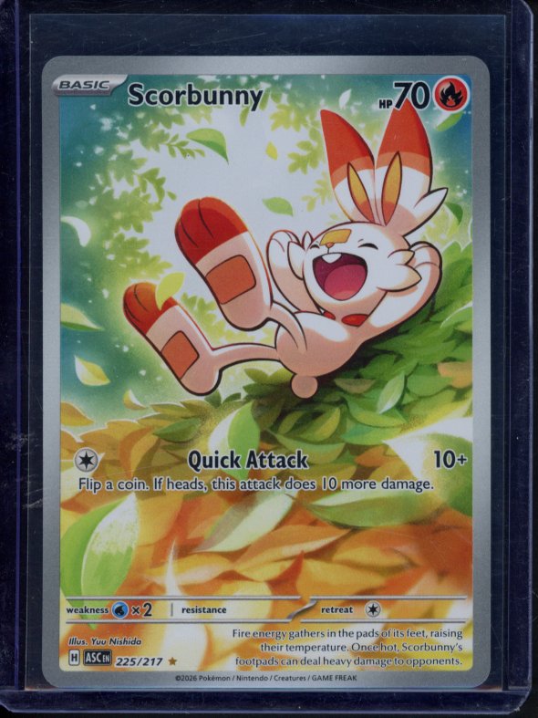 Scorbunny 225/217 Raw RookieLegends