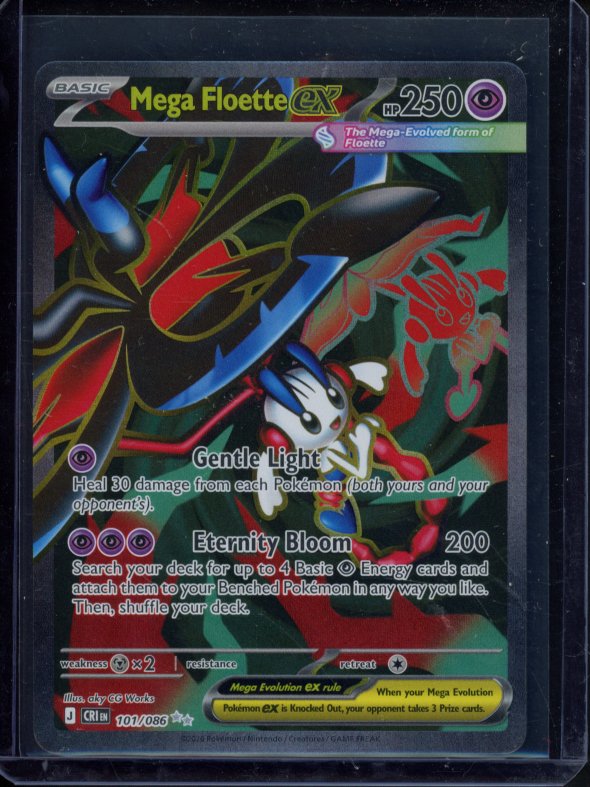 Mega Floette Ex 101/086 Raw RookieLegends