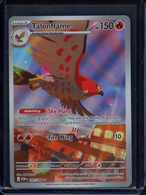 Talonflame 091/088 Raw RookieLegends